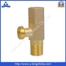 Brass Hexagon Angle Valve with Brass Handle (YD-5020)